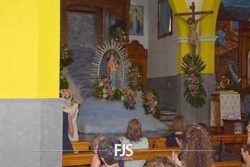 Ceremonia de Bajada de la Virgen de las Nieves en Lomo Magullo/Francisco Javier Santana.